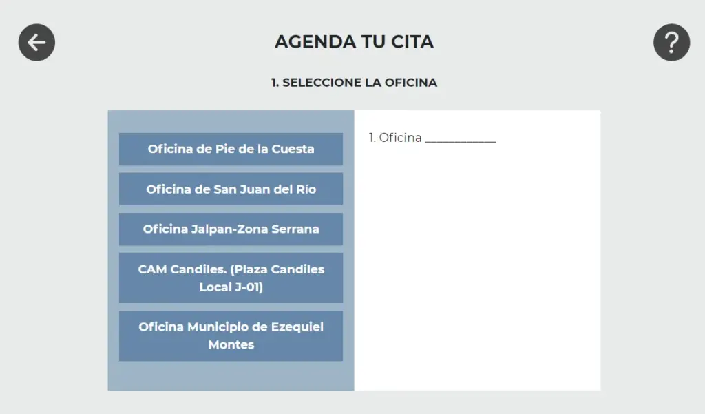 Agendar cita para licencia de conducir en Saln Juan del Rio, Querétaro