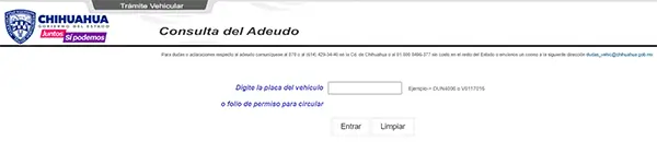 Consulta el adeudo en Chihuahua