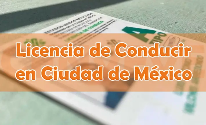 Licencia de conducir CDMX