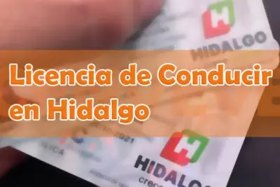 Sacar licencia de conducir Hidalgo